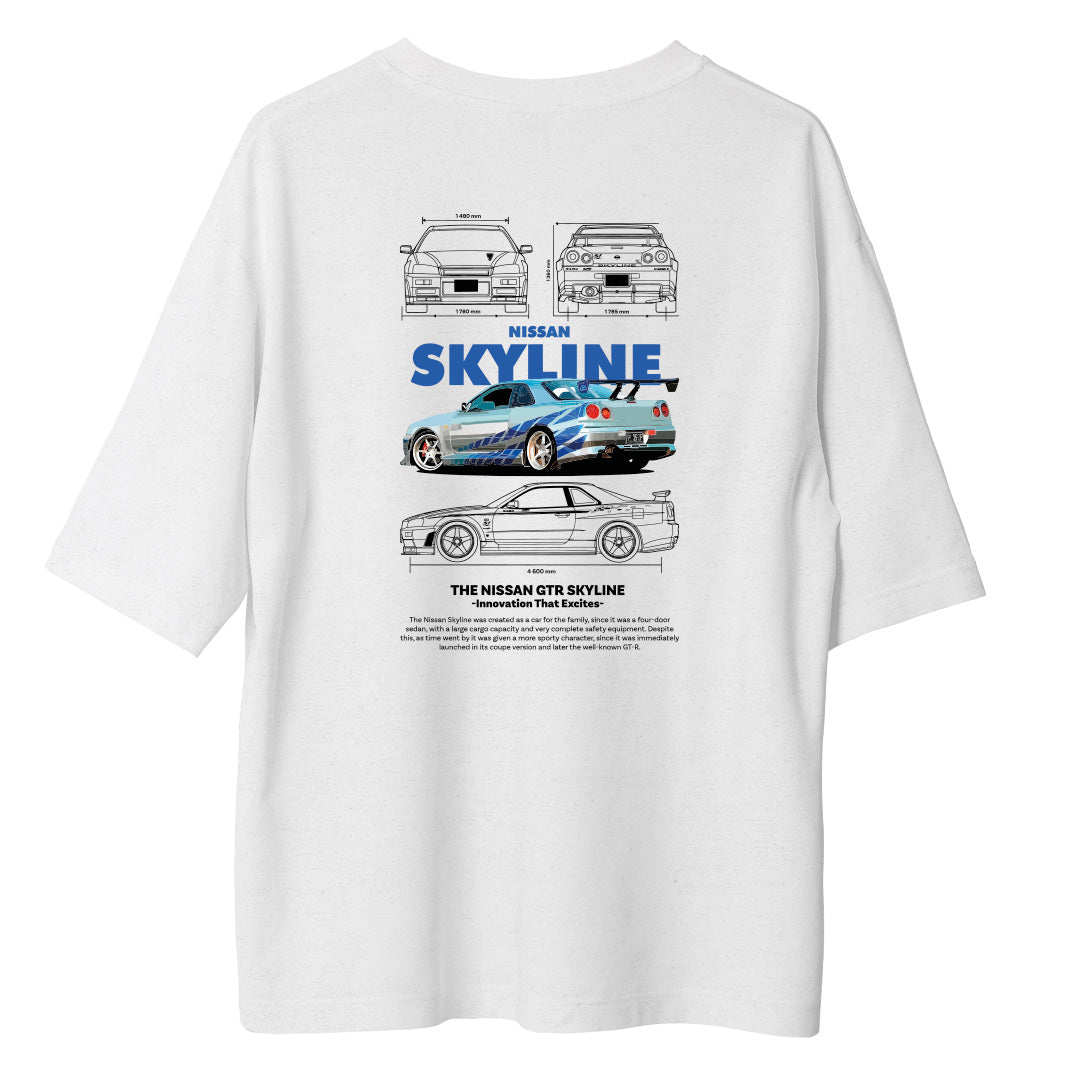 Nissan Skyline Line - Oversize Tshirt